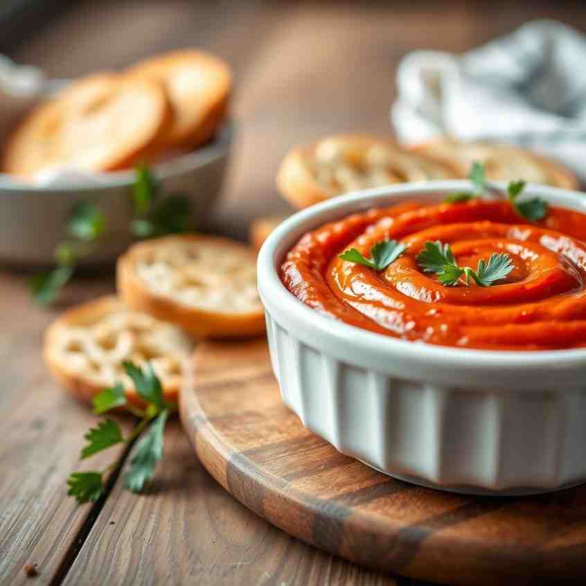 Bulgaria - Easy Homemade Red Pepper Dip (Lyutenitsa)